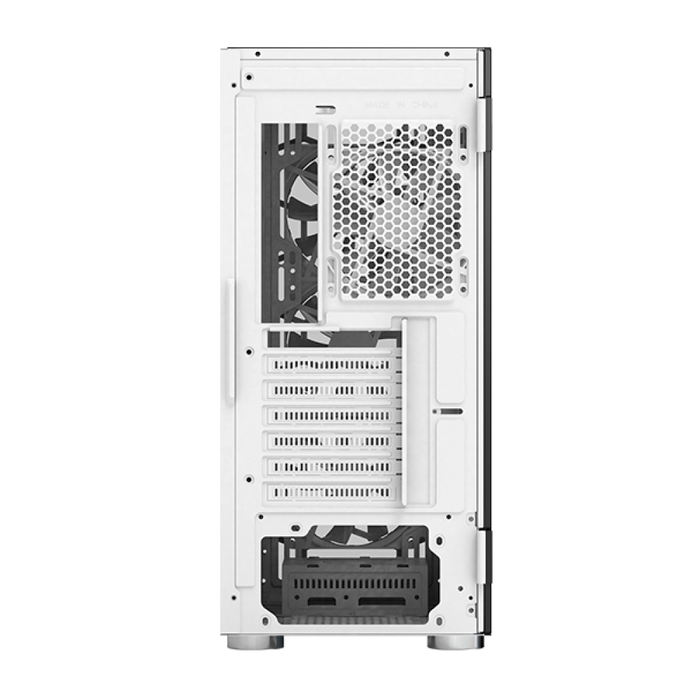 Thùng máy Case Montech X3 Glass - Trắng | Gắn sẵn 6 fan RGB
